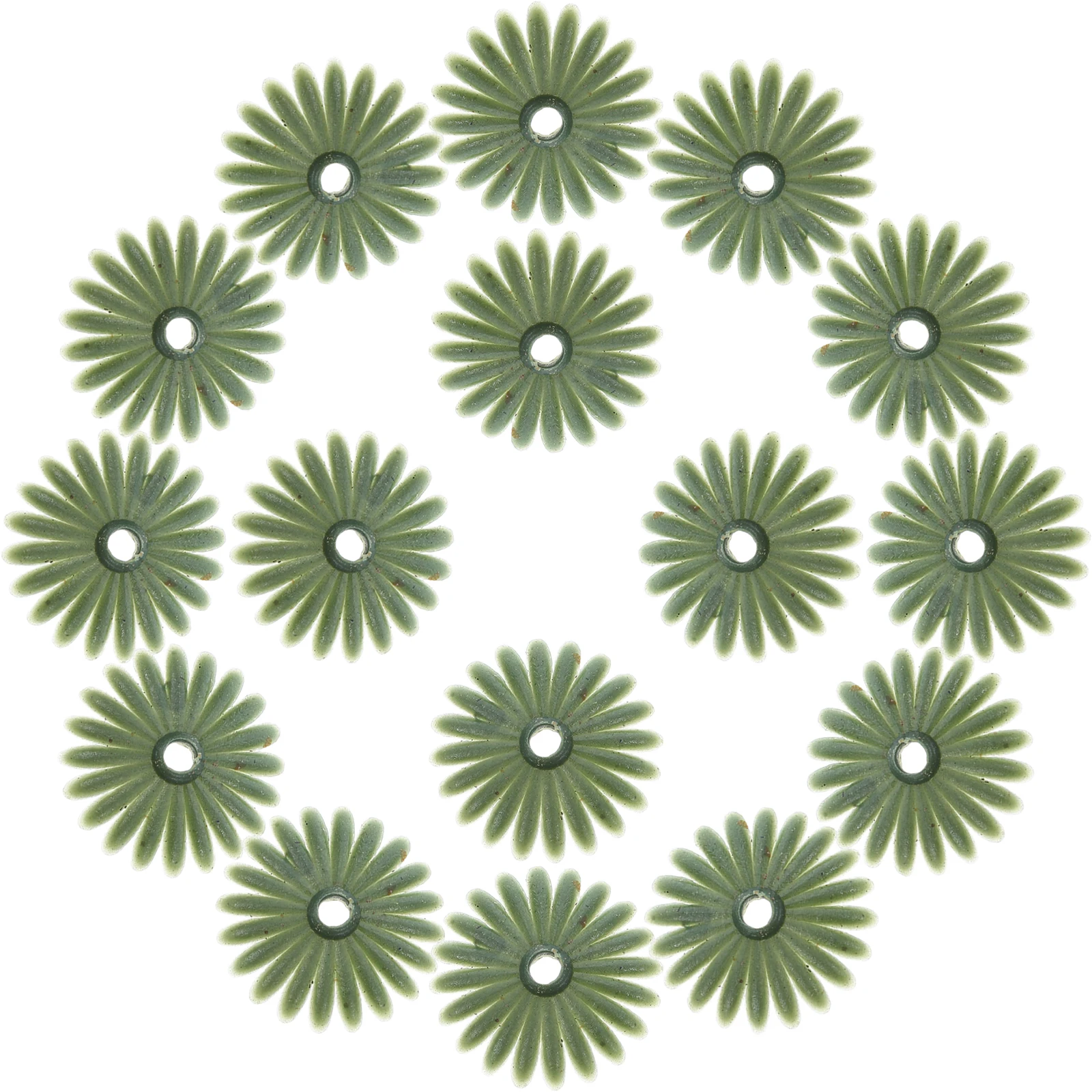 100Pcs Green Flower Calyx Base Plastic Floral Findings for Silk Roses DIY Craft Projects Stable Flat Bottom Design Easy to Use
100Pcs Green Flower Calyx Base Plastic Floral Findings for Silk Roses DIY Craft Projects Stable Flat Bottom Design Easy to Use