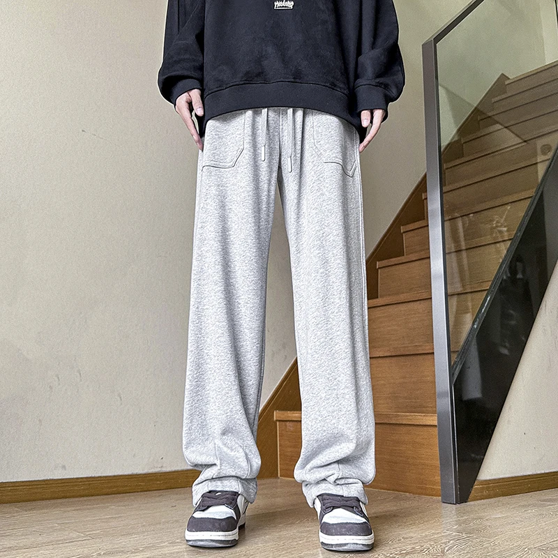 Men's Fce Lined Casual Pants Thi Warm Straight Leg Leisure Trousers Autumn 2024 New Sle Loose Wide Leg Pants
Men's Fce Lined Casual Pants Thi Warm Straight Leg Leisure Trousers Autumn 2024 New Sle Loose Wide Leg Pants