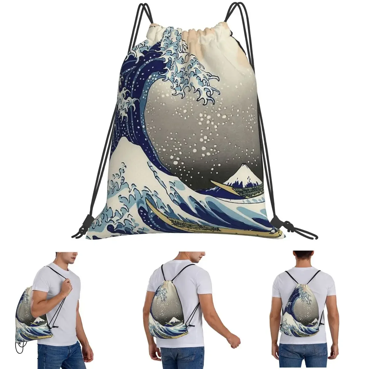 Рюкзаки «Великая волна в Канагаве» от Katsushika Hokusai, модные сумки на шнурке, спортивная сумка, сумки для книг для студентов-путешествий
Рюкзаки «Великая волна в Канагаве» от Katsushika Hokusai, модные сумки на шнурке, спортивная сумка, сумки для книг для студентов-путешествий