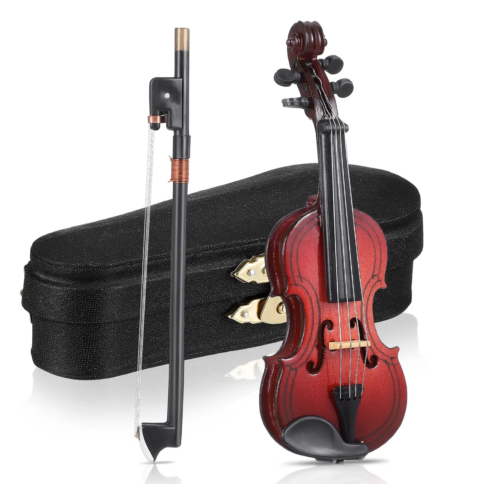 Набор из 1 миниатюрной деревянной скрипки: реалистичный декор для рабочего стола, реквизит для фотосессий, украшение для студии, изысканный декор для стойки, с луком
Набор из 1 миниатюрной деревянной скрипки: реалистичный декор для рабочего стола, реквизит для фотосессий, украшение для студии, изысканный декор для стойки, с луком