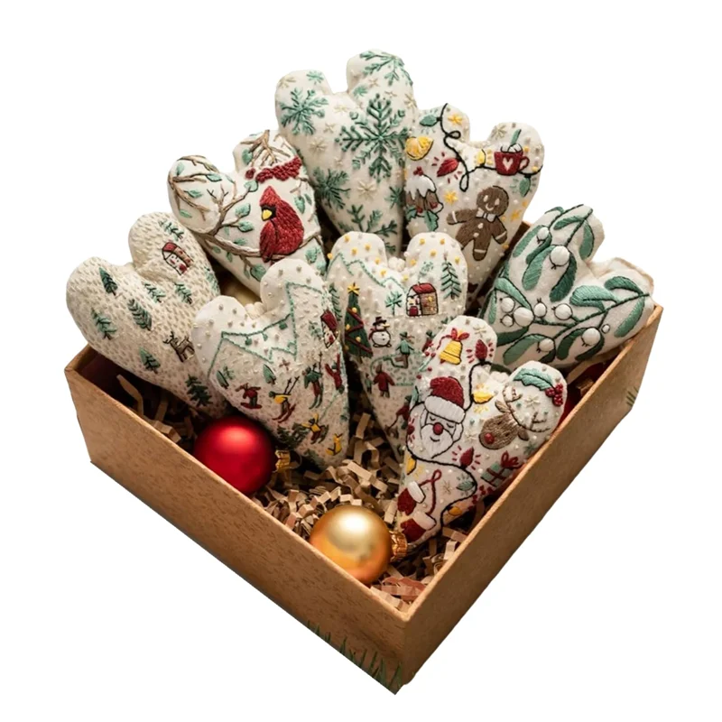 AF90-DIY Heart Embroiderychristmas Decoration Embroidery Set, Hand Embroidered Christmas Tree Pendantheart Cross Stitch Kit
AF90-DIY Heart Embroiderychristmas Decoration Embroidery Set, Hand Embroidered Christmas Tree Pendantheart Cross Stitch Kit