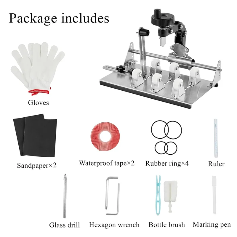 AA76-Glass Bottle Cutter Kit, DIY Precision Glass Cutter For Square, Round And Irregular Bottles, Glass Cutting Tool Kit
AA76-Glass Bottle Cutter Kit, DIY Precision Glass Cutter For Square, Round And Irregular Bottles, Glass Cutting Tool Kit