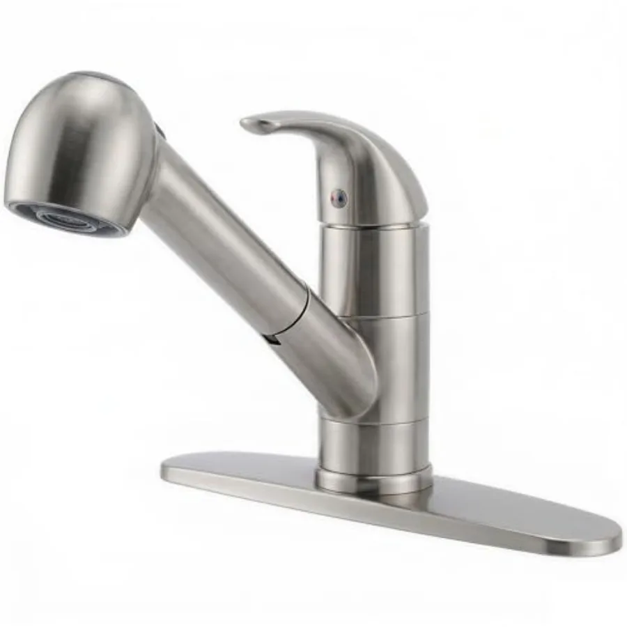 Commercial Pull Out Kitchen Faucet, Stainless Steel Single Handle Small Kitchen Sink Faucet, Single Hole Low Kitchen Faucets wi
Commercial Pull Out Kitchen Faucet, Stainless Steel Single Handle Small Kitchen Sink Faucet, Single Hole Low Kitchen Faucets wi