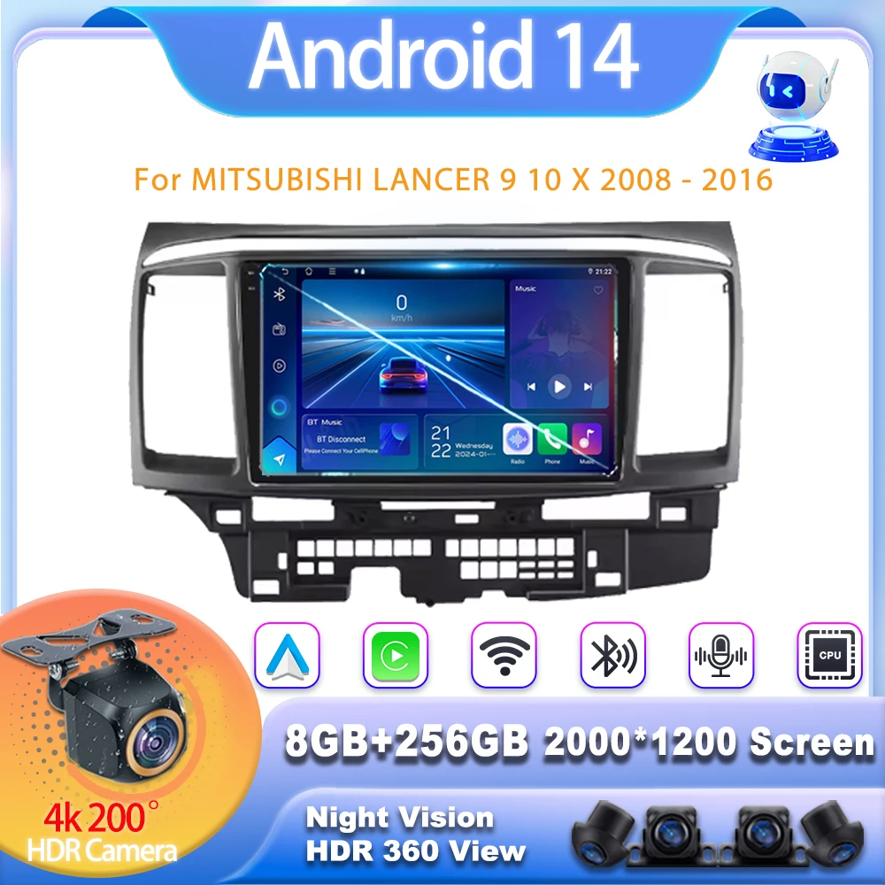 Автомобильный радиоприемник Android 14 для MITSUBISHI LANCER 9 10 X 2008 2009 2010 2011-2016 9-дюймовый мультимедийный видеоплеер с навигацией GPS
Автомобильный радиоприемник Android 14 для MITSUBISHI LANCER 9 10 X 2008 2009 2010 2011-2016 9-дюймовый мультимедийный видеоплеер с навигацией GPS