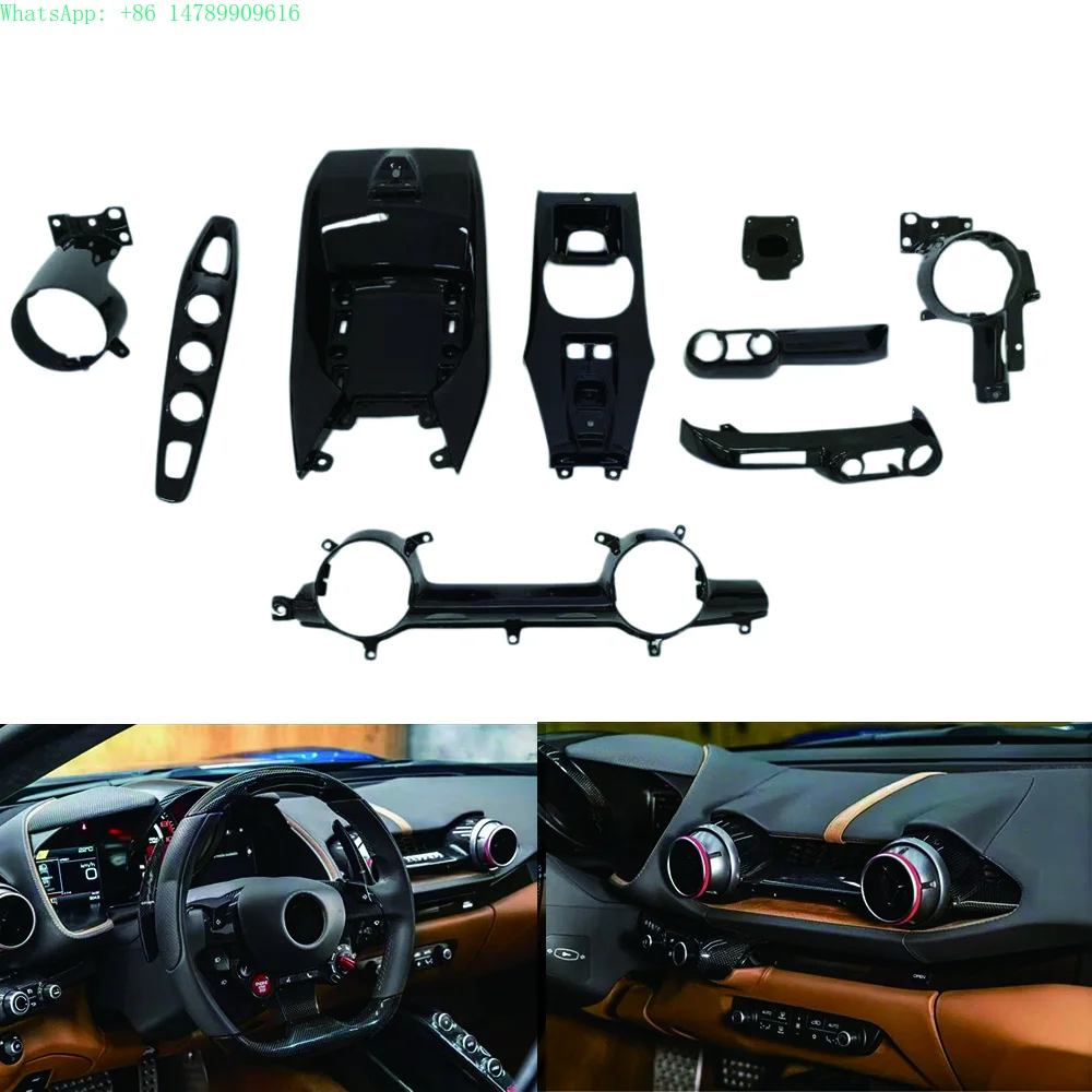 Full Custom Build With Old-to-new Body Kit ConversionFor 812 OEM Style Dry Carbon Fiber Interior Trim Direct Replacement
Full Custom Build With Old-to-new Body Kit ConversionFor 812 OEM Style Dry Carbon Fiber Interior Trim Direct Replacement