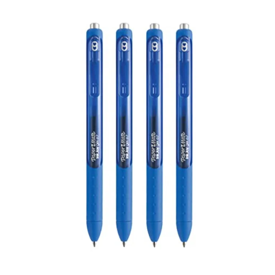 InkJoy Gel Retractable Pens - 0.7mm Medium Point - Blue Ink - Pack of 4
InkJoy Gel Retractable Pens - 0.7mm Medium Point - Blue Ink - Pack of 4