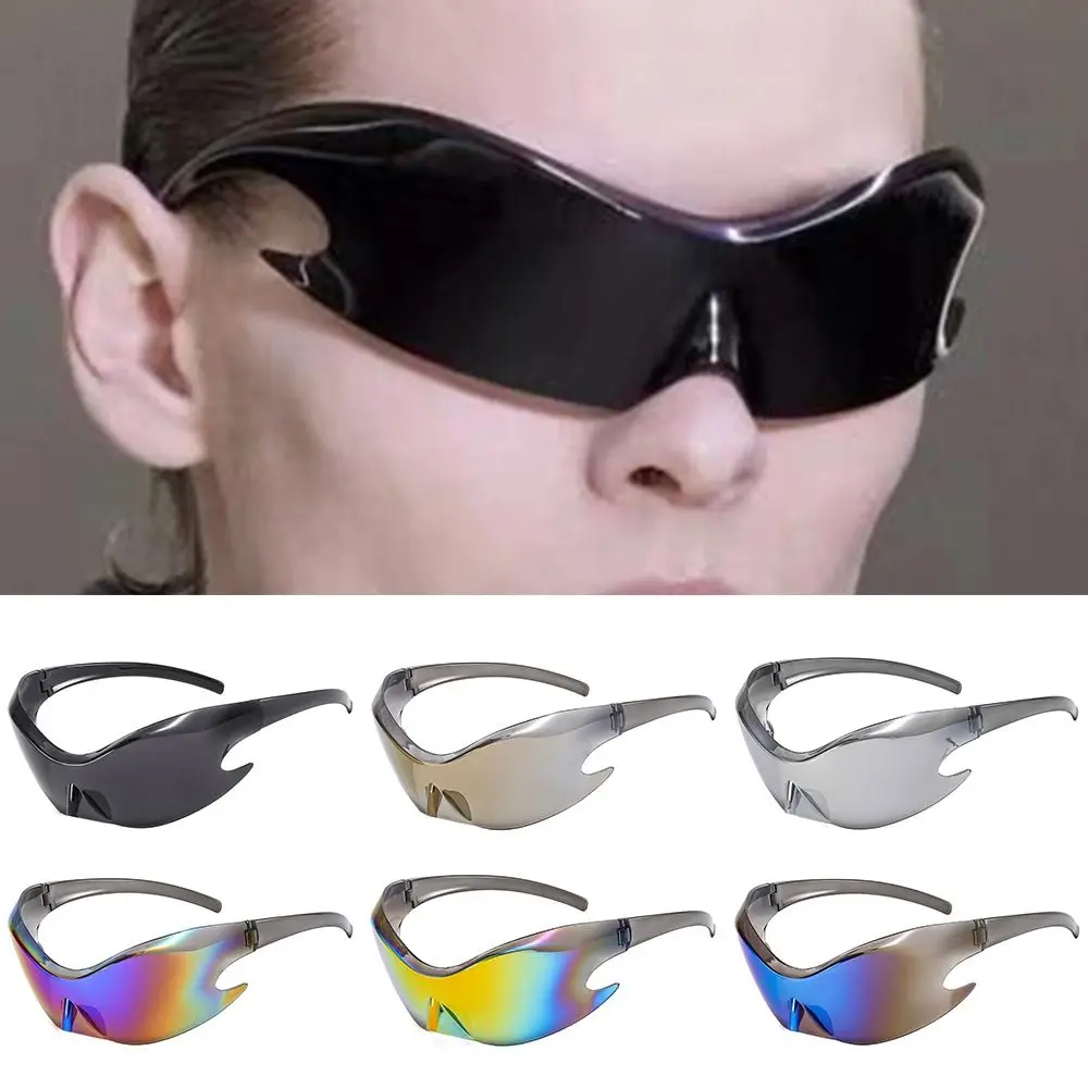 Модные цельные очки с защитой UV400, солнцезащитные очки для занятий спортом в стиле панк, солнцезащитные очки 2000, солнцезащитные очки в стиле стимпанк
Модные цельные очки с защитой UV400, солнцезащитные очки для занятий спортом в стиле панк, солнцезащитные очки 2000, солнцезащитные очки в стиле стимпанк