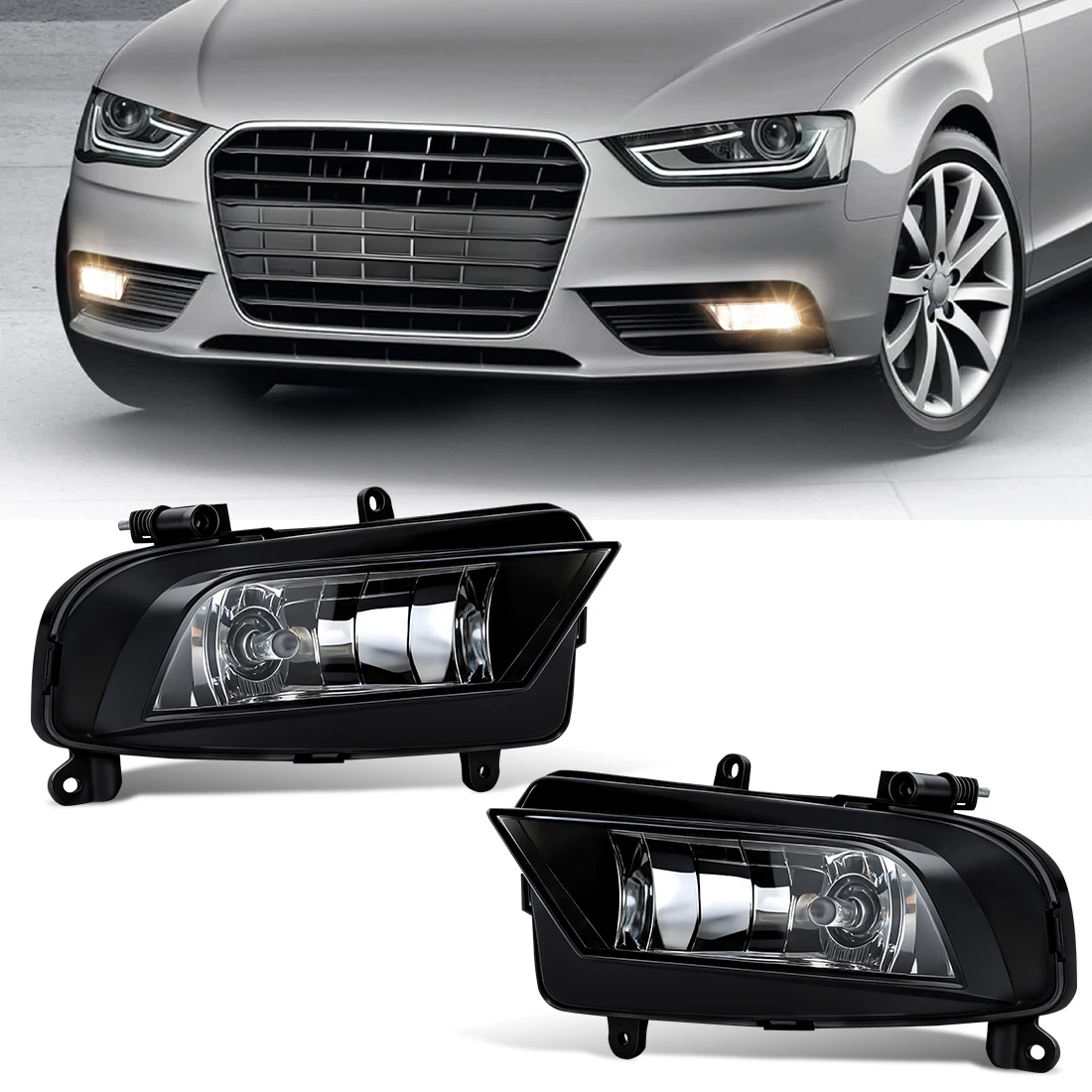 Car Front Bumper Foglight For Audi A4 B9 2013 2014 2015 2016 Fog Lamp Assembly Halogen Driving Lights 8K0941700B 8K0941699B
Car Front Bumper Foglight For Audi A4 B9 2013 2014 2015 2016 Fog Lamp Assembly Halogen Driving Lights 8K0941700B 8K0941699B