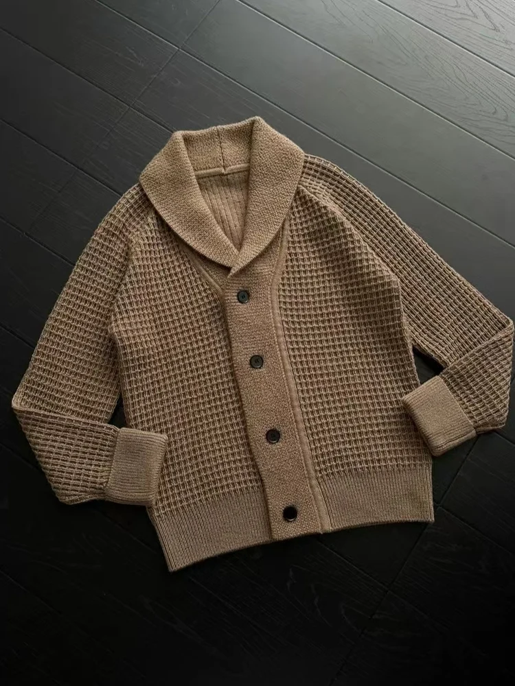 Высококачественный мужской вязаный кардиган с воротником-стойкой, модный, универсальный, осенне-зимний, новинка, повседневный стиль
Высококачественный мужской вязаный кардиган с воротником-стойкой, модный, универсальный, осенне-зимний, новинка, повседневный стиль