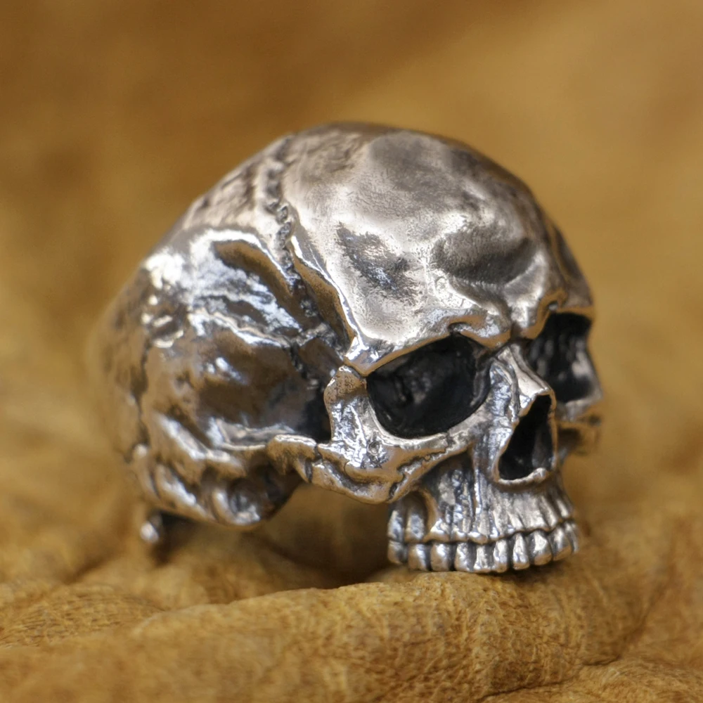 Кольцо с черепом без подвески из стерлингового серебра 925 пробы, байкерское, в стиле панк, открытое кольцо TA437, размер US 8~15 MZ
Кольцо с черепом без подвески из стерлингового серебра 925 пробы, байкерское, в стиле панк, открытое кольцо TA437, размер US 8~15 MZ