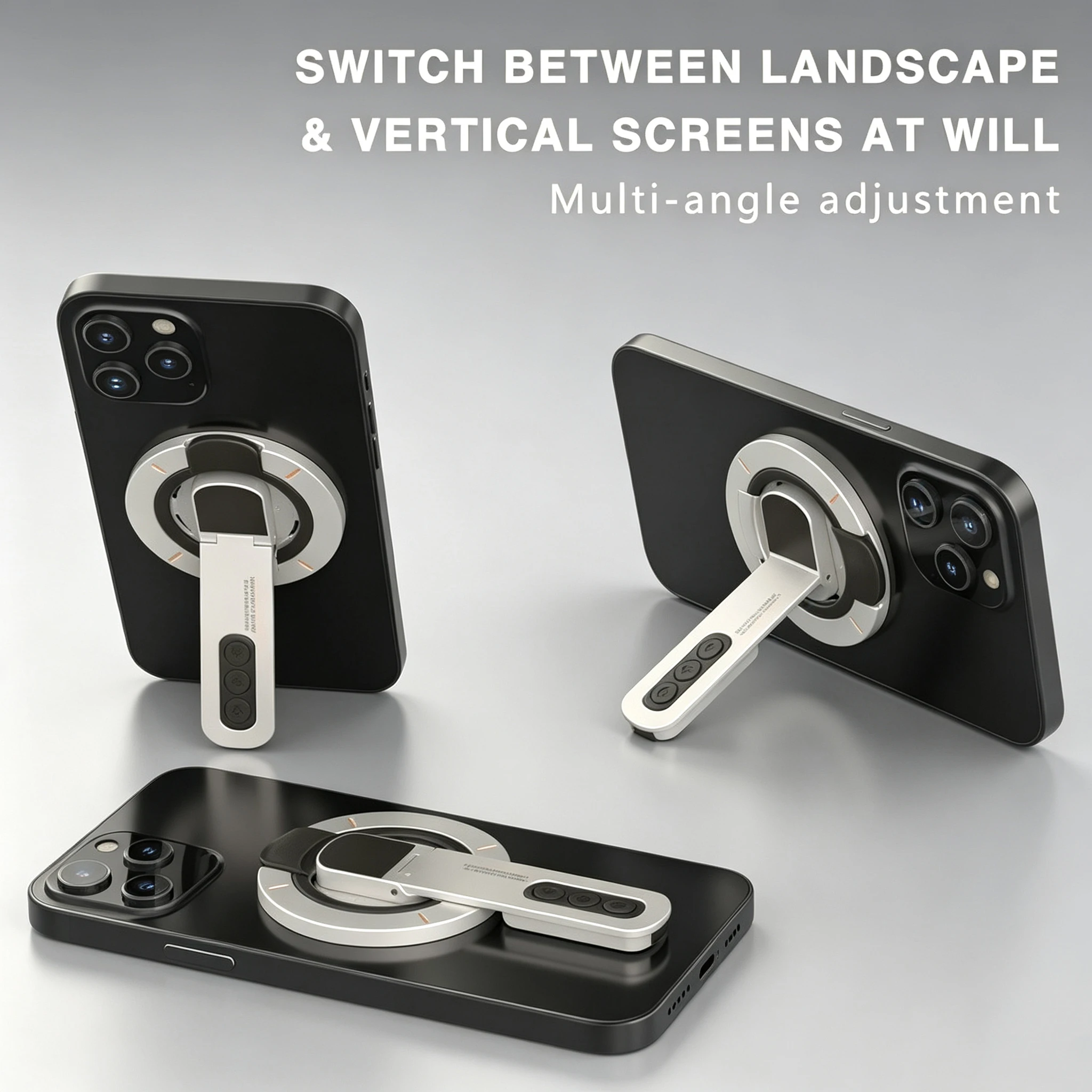 Double Sided Magnetic Finger Ring Holder Rotate Phone Stand Multi Function Phone Stand For iPhone 17 16 Portable Lazy Man Stand
Double Sided Magnetic Finger Ring Holder Rotate Phone Stand Multi Function Phone Stand For iPhone 17 16 Portable Lazy Man Stand