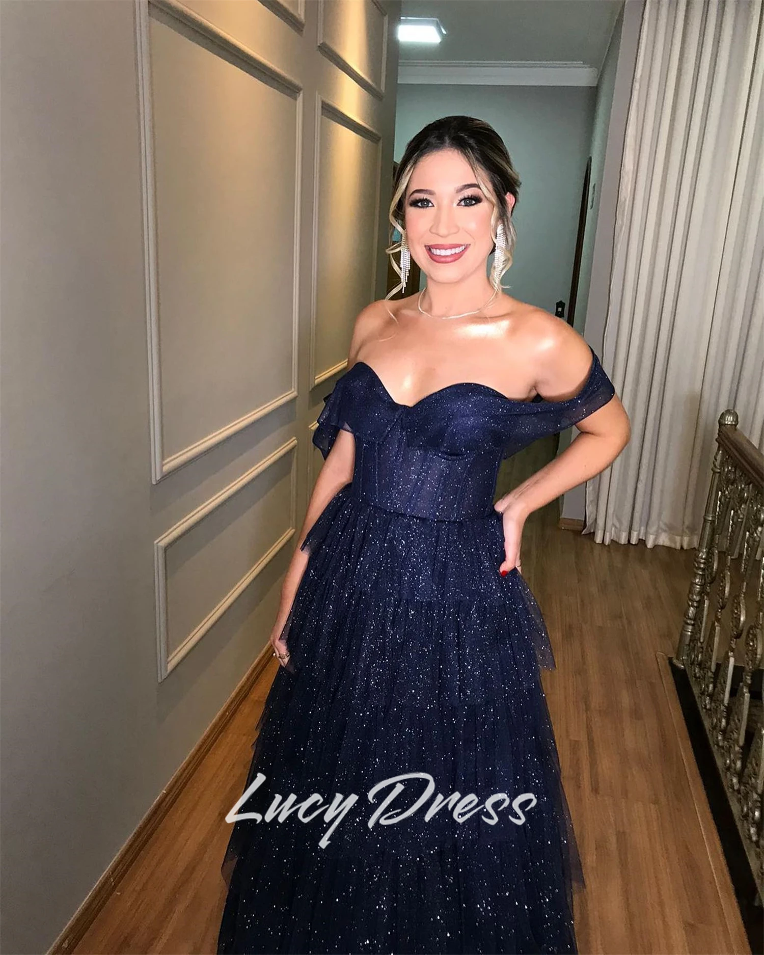 Lucy Customized Formal Evening Dresses Princess Dress Women Elegant Party Dresses for Special Events Large size dress Blue Dress
Lucy Customized Formal Evening Dresses Princess Dress Women Elegant Party Dresses for Special Events Large size dress Blue Dress