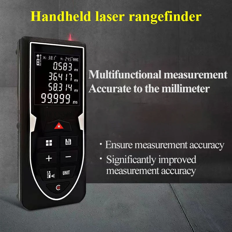 Rechargeable Measuring Tool Range Finder Golf Digital Display Measuring Tape Electronic Roulette Build Measure Digital Ruler
Rechargeable Measuring Tool Range Finder Golf Digital Display Measuring Tape Electronic Roulette Build Measure Digital Ruler