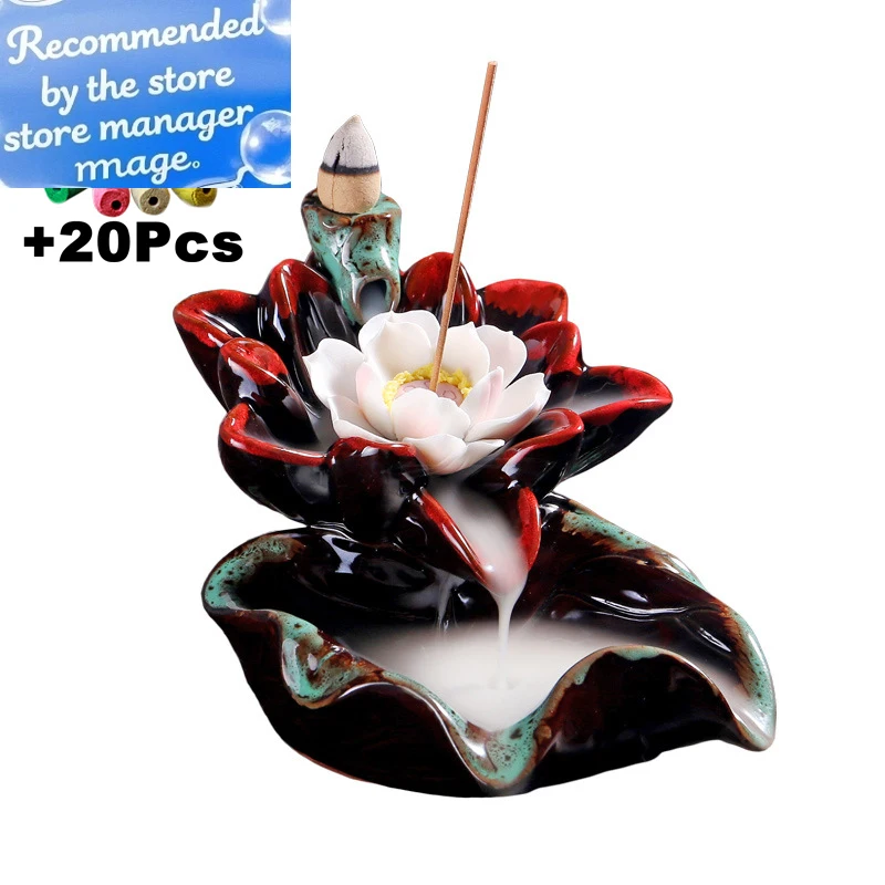 Incense Cones Colored Ceramic Lucky Ornaments Zen Backflow Furnace Retro Personality Products
Incense Cones Colored Ceramic Lucky Ornaments Zen Backflow Furnace Retro Personality Products