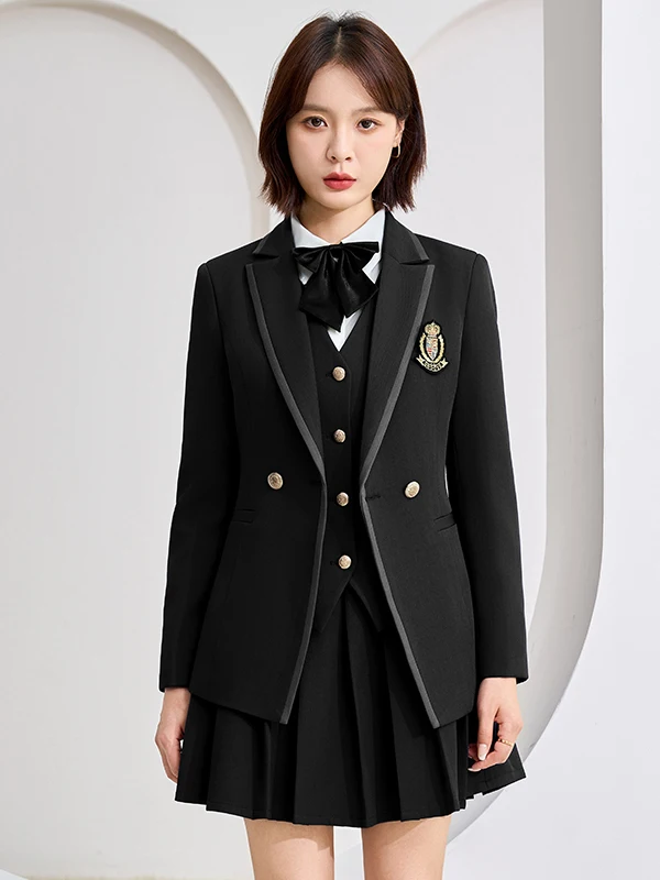 High-End Career Women's Suit Vest Pleated Skirt Three-Piece Set Autumn OL Commute Formal Long Sleeve Western Suit
High-End Career Women's Suit Vest Pleated Skirt Three-Piece Set Autumn OL Commute Formal Long Sleeve Western Suit