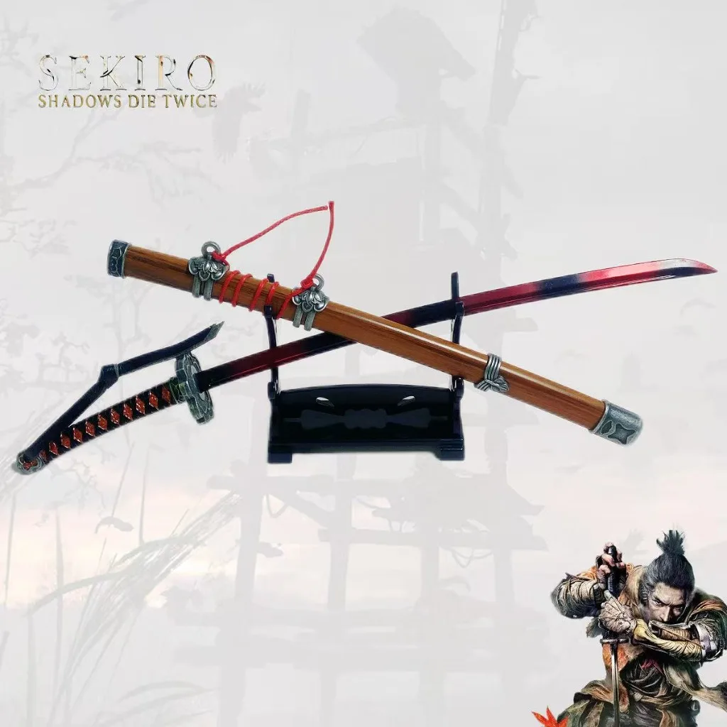 10-дюймовый (25 см) металлический меч Sekiro: Shadows Die Twice, красно-черно-коричневый, имитация японской самурайской катаны, реквизит для косплея, безопасная игрушка
10-дюймовый (25 см) металлический меч Sekiro: Shadows Die Twice, красно-черно-коричневый, имитация японской самурайской катаны, реквизит для косплея, безопасная игрушка