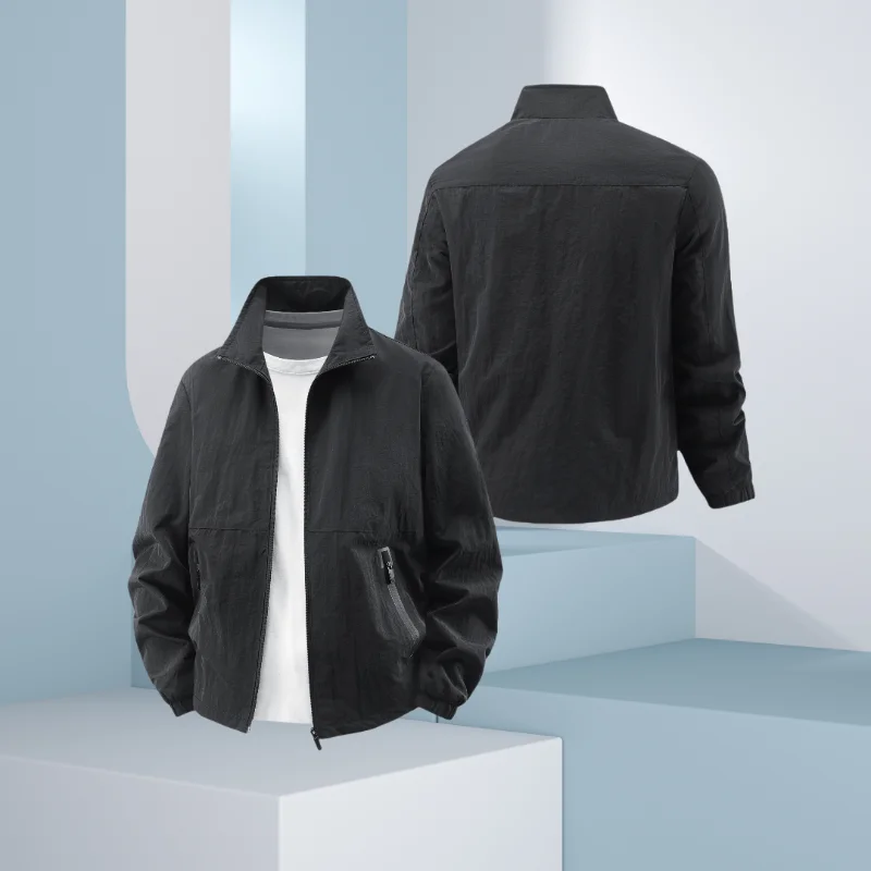 2025 Men's Spring Autumn Lightweight Varsity Jacket Sports Clothing For Men Collar Coat Outdoor Lightweight Breathable Coat
2025 Men's Spring Autumn Lightweight Varsity Jacket Sports Clothing For Men Collar Coat Outdoor Lightweight Breathable Coat