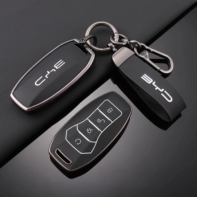 For BYD EA1 Han EV Qin Song Plus Dmi Yuan Plus Tang Atto 3 EV Auto Keychain Accessorie New Leather Car Remote Key Case Fob Cover
For BYD EA1 Han EV Qin Song Plus Dmi Yuan Plus Tang Atto 3 EV Auto Keychain Accessorie New Leather Car Remote Key Case Fob Cover