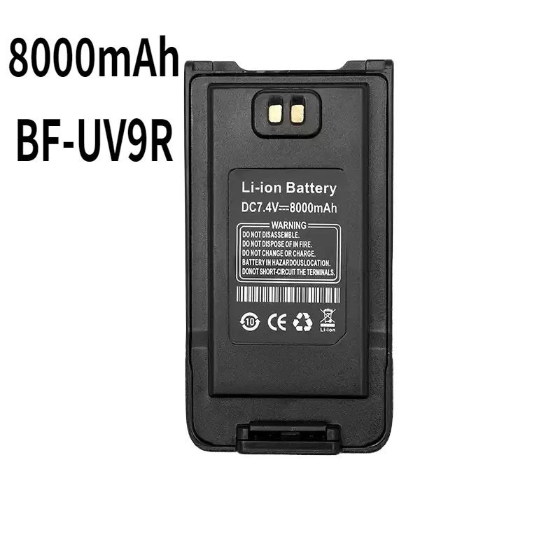 8000mAh Type-C Cable for BF-UV9R Plus Walkie Talkie UV9R/T57/T56 Original Battery Accessories & Parts Rechargeable Batteries
8000mAh Type-C Cable for BF-UV9R Plus Walkie Talkie UV9R/T57/T56 Original Battery Accessories & Parts Rechargeable Batteries