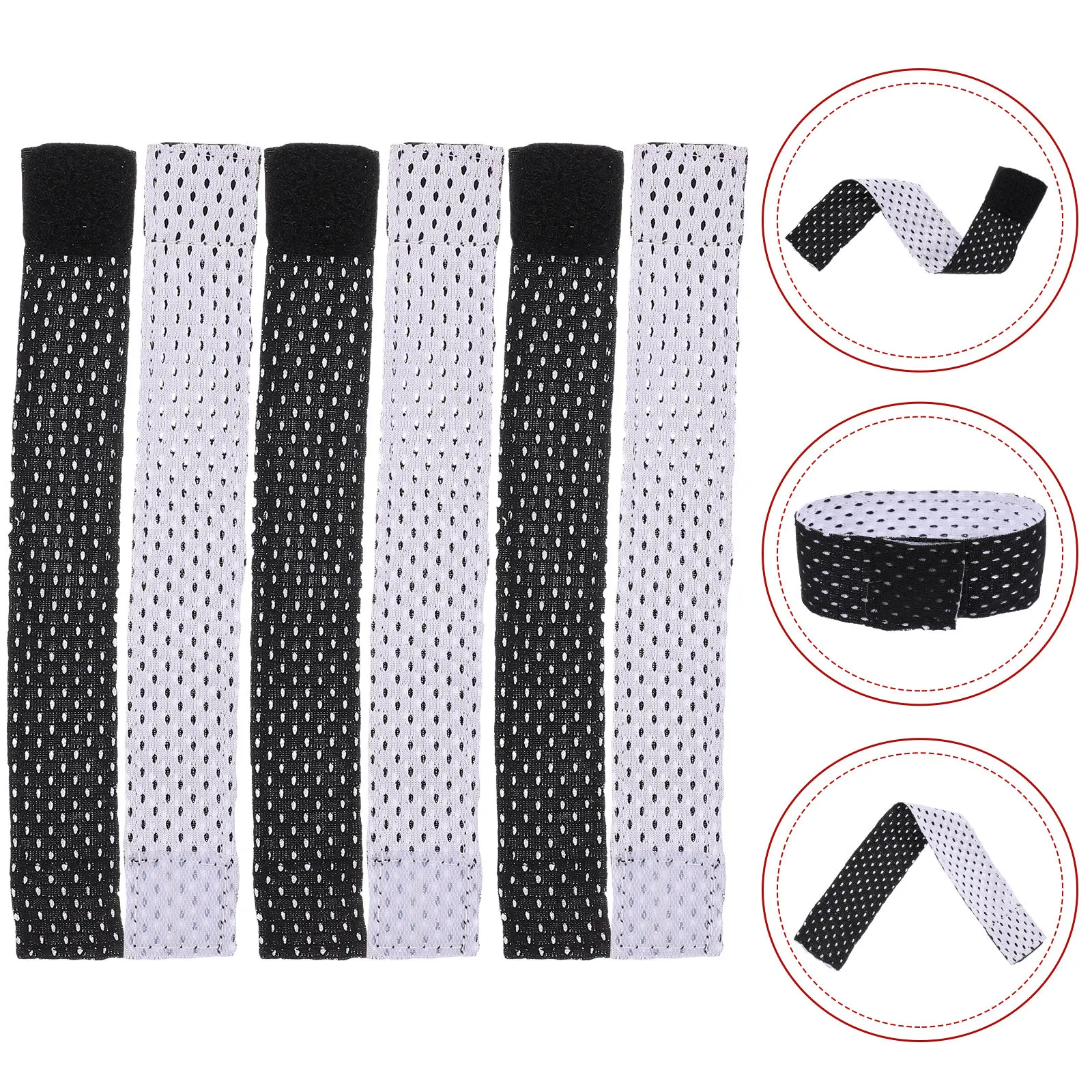 6Pcs Adjustable Sleeve Straps with Strong Adhesive Anti-Slip Cuff Holders for Sports Running Yoga Shirts Sleeve Fix Bands
6Pcs Adjustable Sleeve Straps with Strong Adhesive Anti-Slip Cuff Holders for Sports Running Yoga Shirts Sleeve Fix Bands