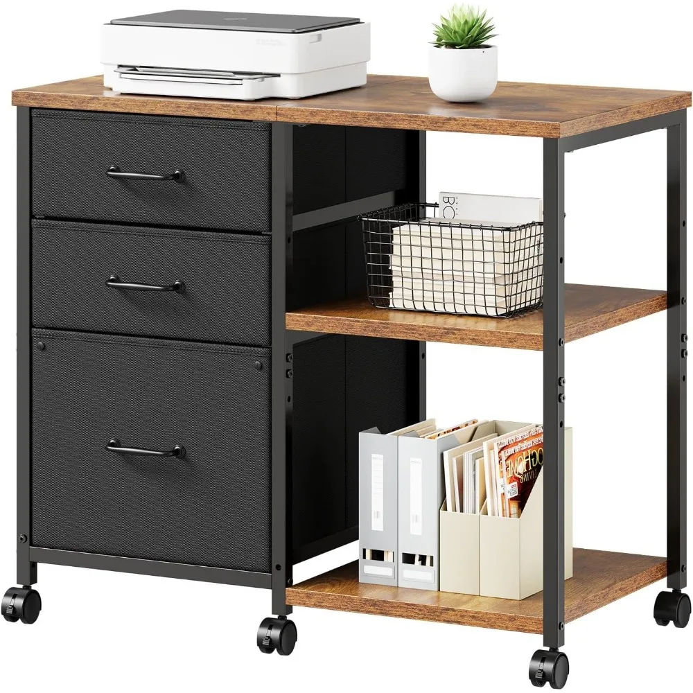3 Drawer File Cabinet with Wheels Rolling Printer Stand with Open Storage Shelf Fabric Lateral Filing Cabinet for Home Office,Ru
3 Drawer File Cabinet with Wheels Rolling Printer Stand with Open Storage Shelf Fabric Lateral Filing Cabinet for Home Office,Ru