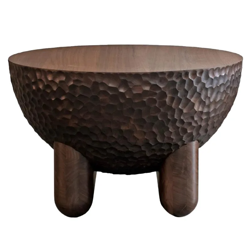 Solid wood coffee table round minimalist living room combination coffee table bedroom
Solid wood coffee table round minimalist living room combination coffee table bedroom