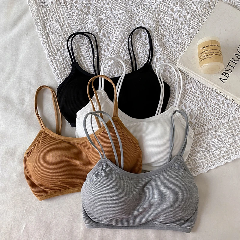 No steel ring small chest gathering sports vest strapless and integrated chest wrapping
No steel ring small chest gathering sports vest strapless and integrated chest wrapping