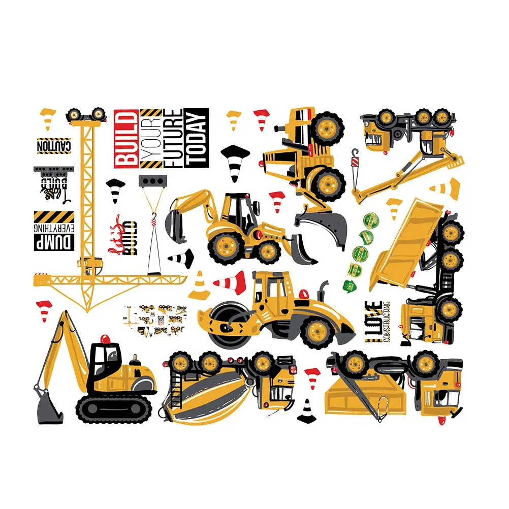 5PCS Cartoon Truck Wall Stickers Kids Room Decor Mural Decals Smooth Surfaces Safe Bright Cartoon Wall Stickers Colors
5PCS Cartoon Truck Wall Stickers Kids Room Decor Mural Decals Smooth Surfaces Safe Bright Cartoon Wall Stickers Colors