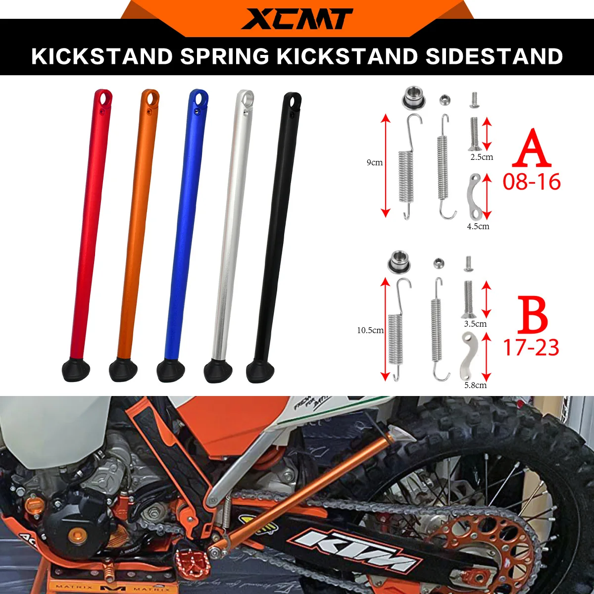 Motorcycle Side Stand Kickstand For KTM 125-500 EXC EXC-F XC XC-W XCF XCF-W TPI SIX DAYS 2017-2023 Husqvarna GasGas
Motorcycle Side Stand Kickstand For KTM 125-500 EXC EXC-F XC XC-W XCF XCF-W TPI SIX DAYS 2017-2023 Husqvarna GasGas