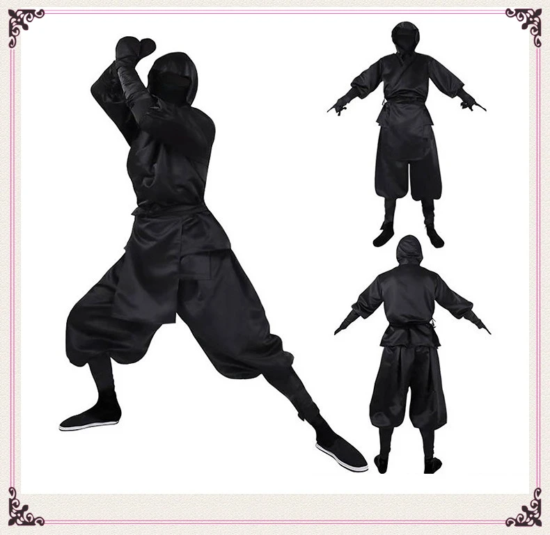 Adult Samurai Janpanese Ninja Cosplay Costume Kimono Hooded Black Uniform Outfits Halloween Carnival Party Clothing
Adult Samurai Janpanese Ninja Cosplay Costume Kimono Hooded Black Uniform Outfits Halloween Carnival Party Clothing