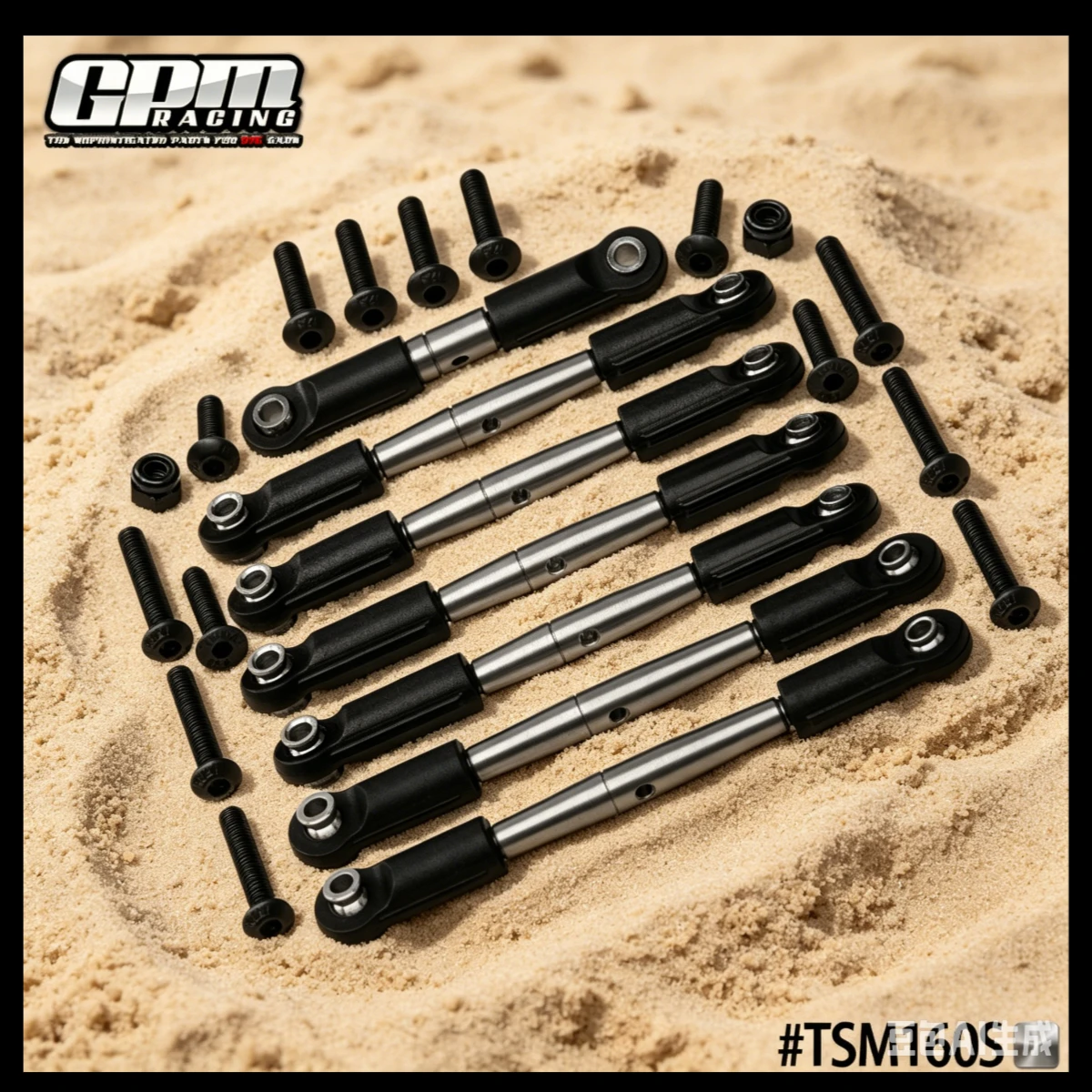 GPM Stainless Steel Adjustable Tie Rods For TRAXXAS 1/10 Slash Mudboss 104354-74
GPM Stainless Steel Adjustable Tie Rods For TRAXXAS 1/10 Slash Mudboss 104354-74