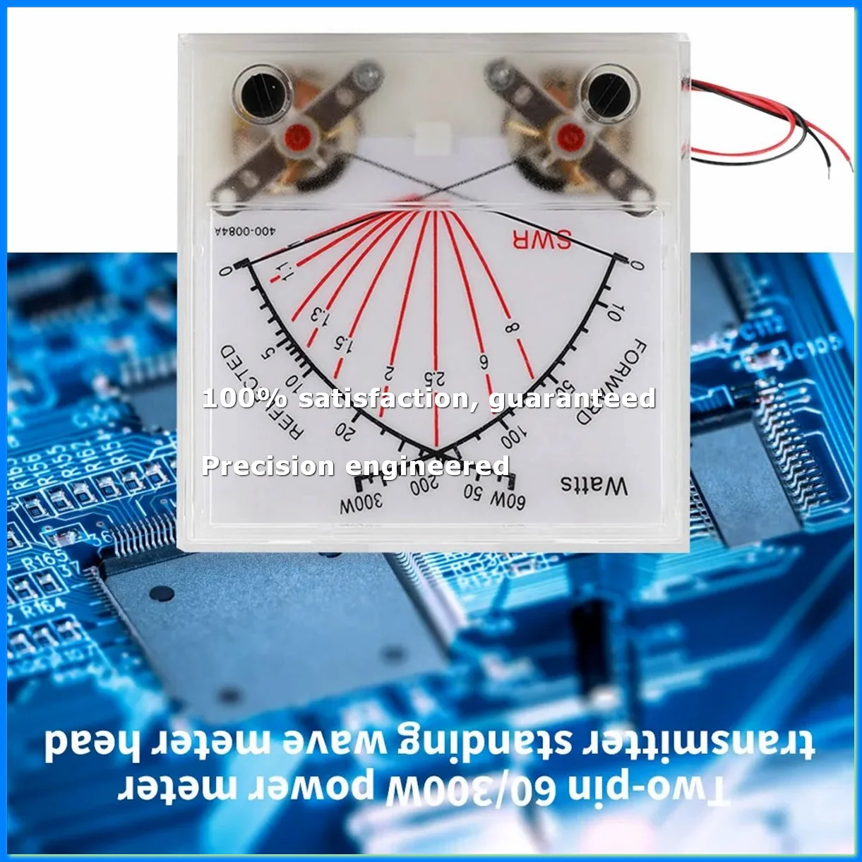 Standing Wave Ratio SWR Watt Meter Radio Power Meter Transmitter with Backlight-AD23
Standing Wave Ratio SWR Watt Meter Radio Power Meter Transmitter with Backlight-AD23