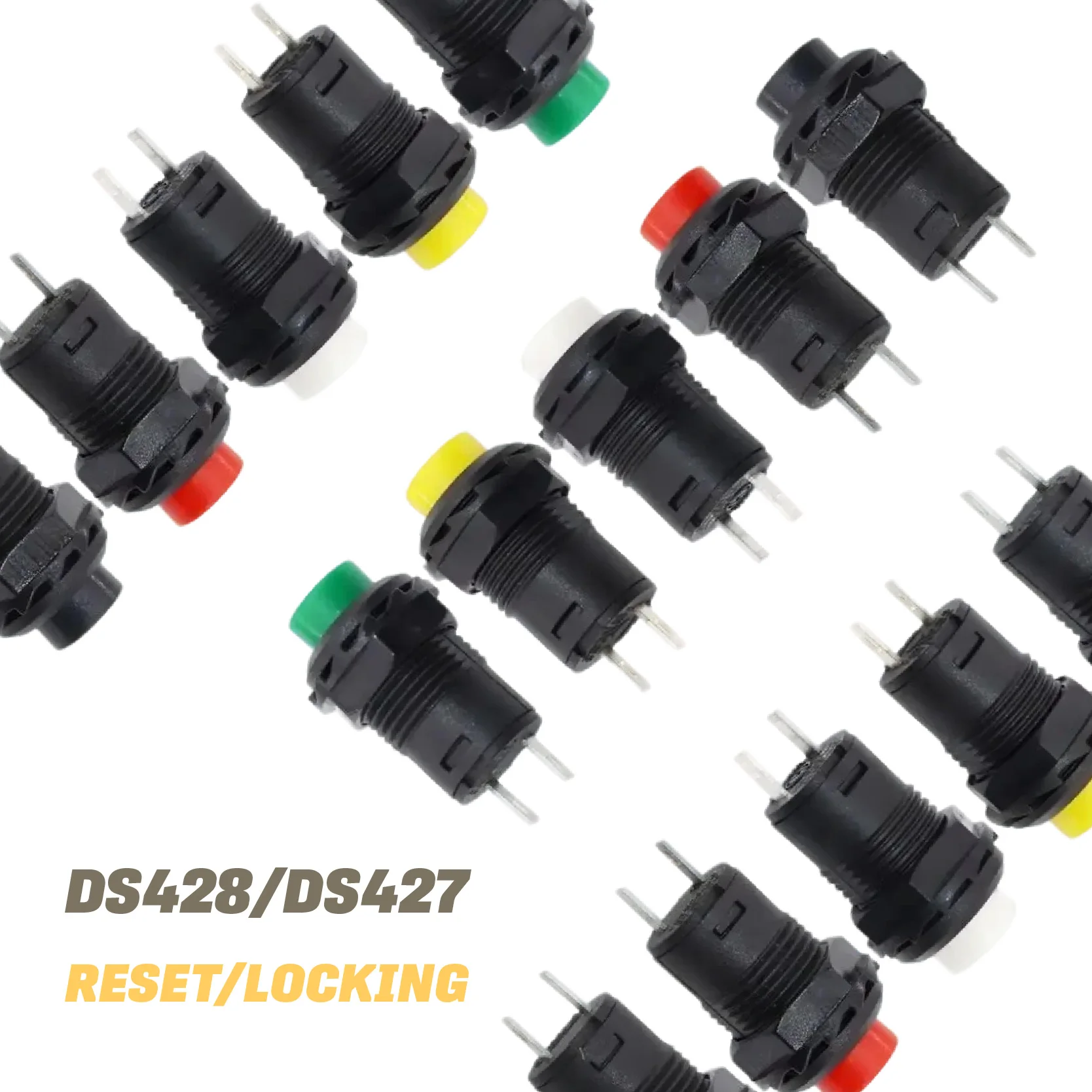 5/20 шт., 12 мм, несколько цветов, DS428, круглый кнопочный переключатель, самоблокирующийся переключатель питания
5/20 шт., 12 мм, несколько цветов, DS428, круглый кнопочный переключатель, самоблокирующийся переключатель питания