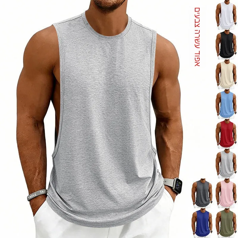 Loose Wide Shoulder Sleeveless Gym Running Sportswear Tank Top plus Size Summer New Arrival for Men Casual Comfortable Polyes...
Loose Wide Shoulder Sleeveless Gym Running Sportswear Tank Top plus Size Summer New Arrival for Men Casual Comfortable Polyes...