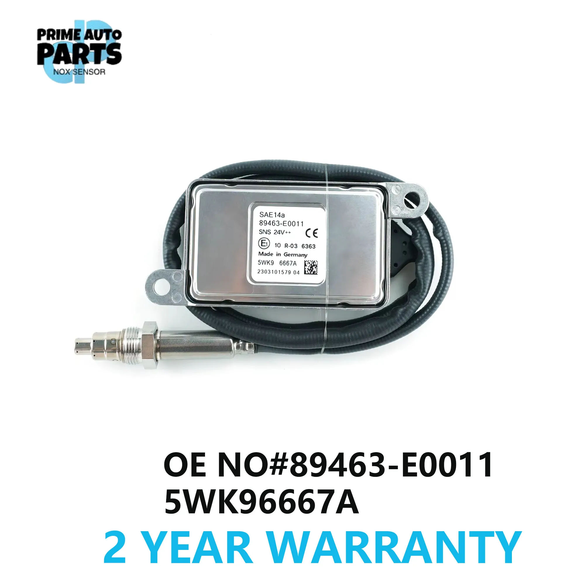 5WK96667A Высококачественный датчик оксида азота Nox Sensor 5WK9 6667A 89463-E0011 Датчик кислорода азота 24 В для Hino
5WK96667A Высококачественный датчик оксида азота Nox Sensor 5WK9 6667A 89463-E0011 Датчик кислорода азота 24 В для Hino