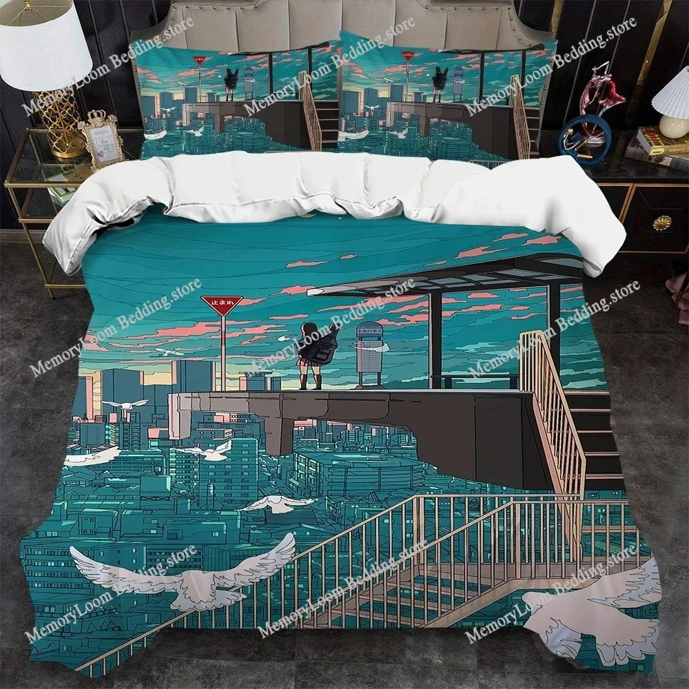 Fashion Anime Girl Duvet Cover Set Home Style Bedding Soft Laundry Cotton Bed Student Dormitory Gift Home Textileextile963
Fashion Anime Girl Duvet Cover Set Home Style Bedding Soft Laundry Cotton Bed Student Dormitory Gift Home Textileextile963