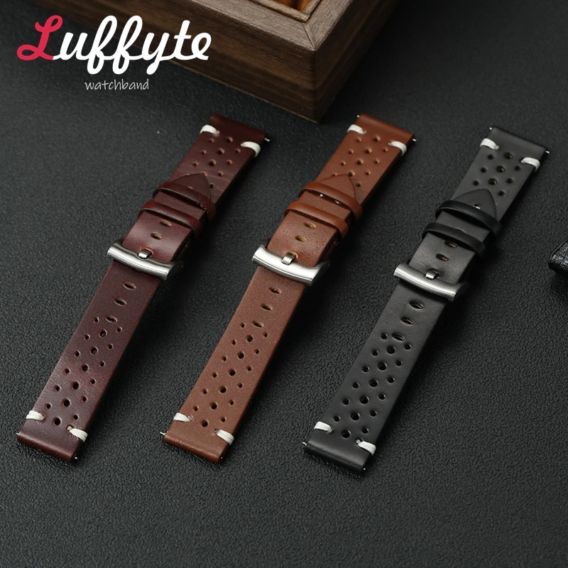Breathable Retro Genuine Leather Quick Release Watch Band 20mm 22mm Watchbands Bracelet High Quality Business Wristwatch Strap
Breathable Retro Genuine Leather Quick Release Watch Band 20mm 22mm Watchbands Bracelet High Quality Business Wristwatch Strap