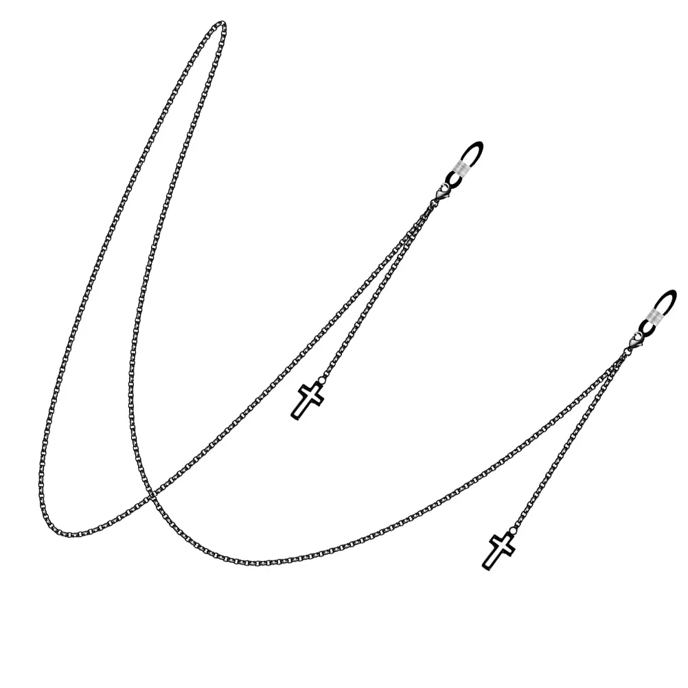 1pc Retro Eyeglasses Mask Hanging Cord Face Mask Chain Non-Slip Glasses Accessory Sunglasses Chain Pendant Black
1pc Retro Eyeglasses Mask Hanging Cord Face Mask Chain Non-Slip Glasses Accessory Sunglasses Chain Pendant Black