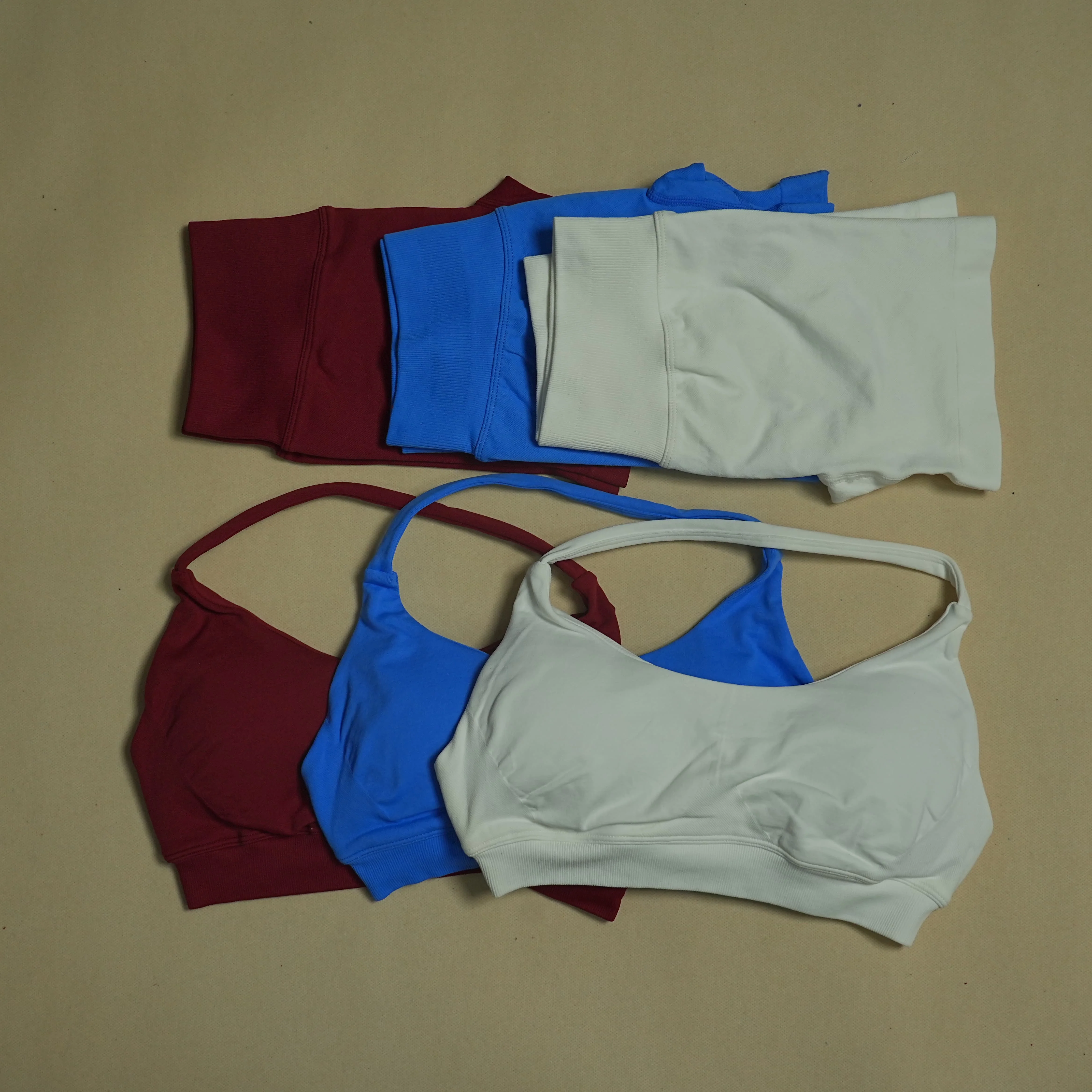 Lace Up Bra Matching Set, Seamless Shorts Leggings, 2 Piece Fashion Tracksuit for Yoga Gym Fitness Running
Lace Up Bra Matching Set, Seamless Shorts Leggings, 2 Piece Fashion Tracksuit for Yoga Gym Fitness Running