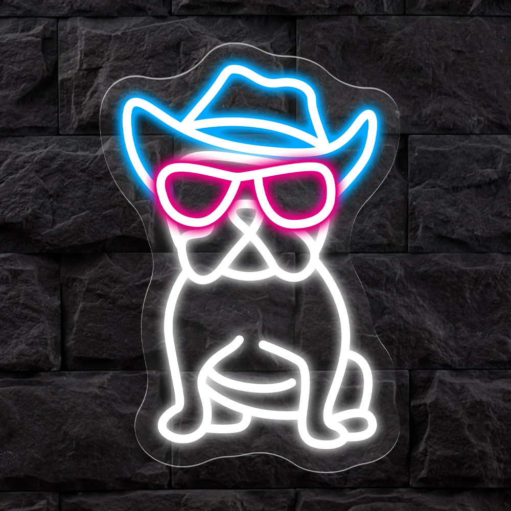 Dog Neon Sign Pet Shop Gaming Room Bedroom Night Sign Wall Decoration Lights Birthday Gift for Kids Cool Animal Led Neon Light
Dog Neon Sign Pet Shop Gaming Room Bedroom Night Sign Wall Decoration Lights Birthday Gift for Kids Cool Animal Led Neon Light
