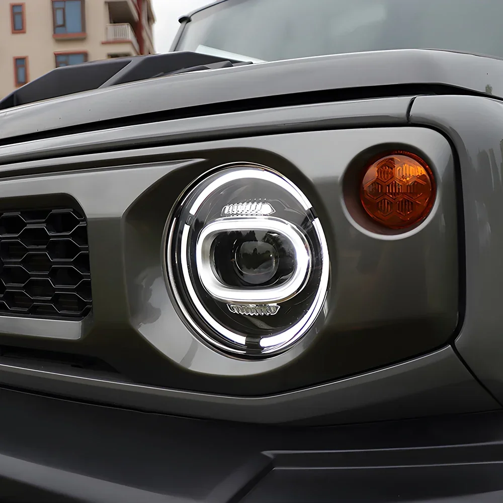 Auto Headlights For Suzuki Jimny 2019-2023 LED Car Front Lamps Assembly Upgrade W463 Style Design Bifocal Lens Tool Accessories
Auto Headlights For Suzuki Jimny 2019-2023 LED Car Front Lamps Assembly Upgrade W463 Style Design Bifocal Lens Tool Accessories