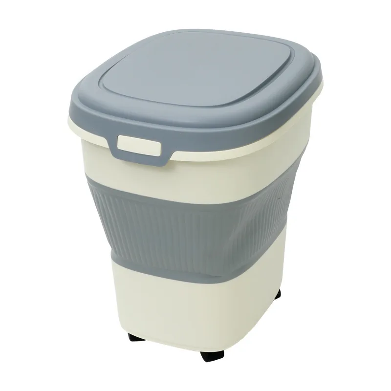 Foldable Plastic Pet Food Storage Pail Moisture-Proof Cat And Dog Food Container PC Material Sealed Bowls
Foldable Plastic Pet Food Storage Pail Moisture-Proof Cat And Dog Food Container PC Material Sealed Bowls