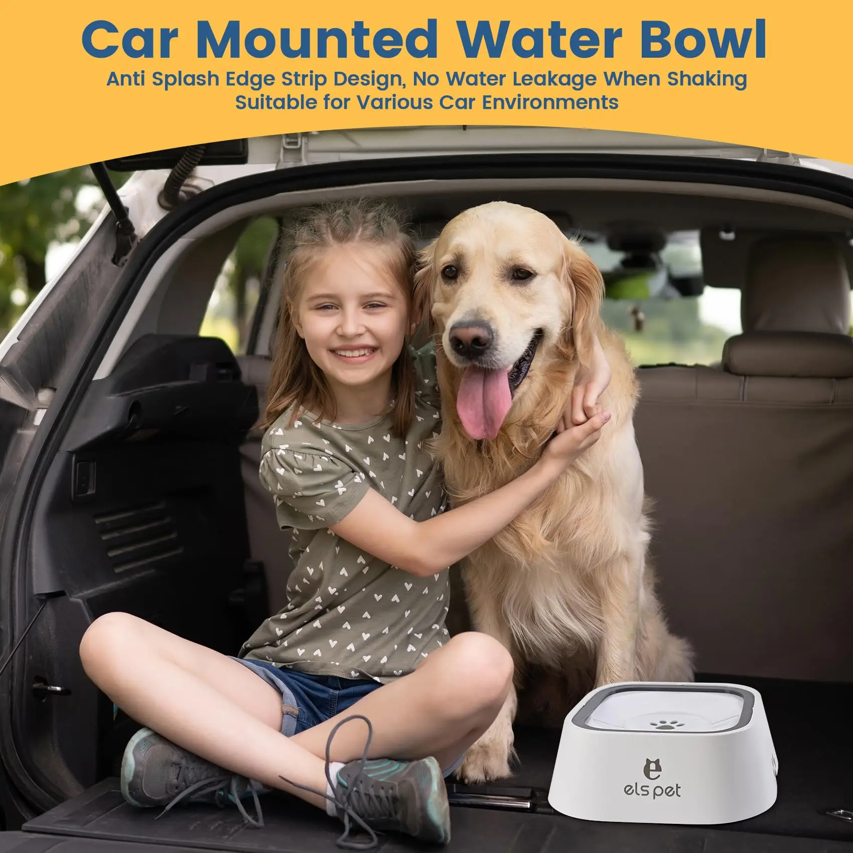 35oz Dog Water Bowl, No Spill Dog Water Bowl Large Capacity, Non-Slip Slow Water Feeder Dispenser with Replacement Filter
35oz Dog Water Bowl, No Spill Dog Water Bowl Large Capacity, Non-Slip Slow Water Feeder Dispenser with Replacement Filter
