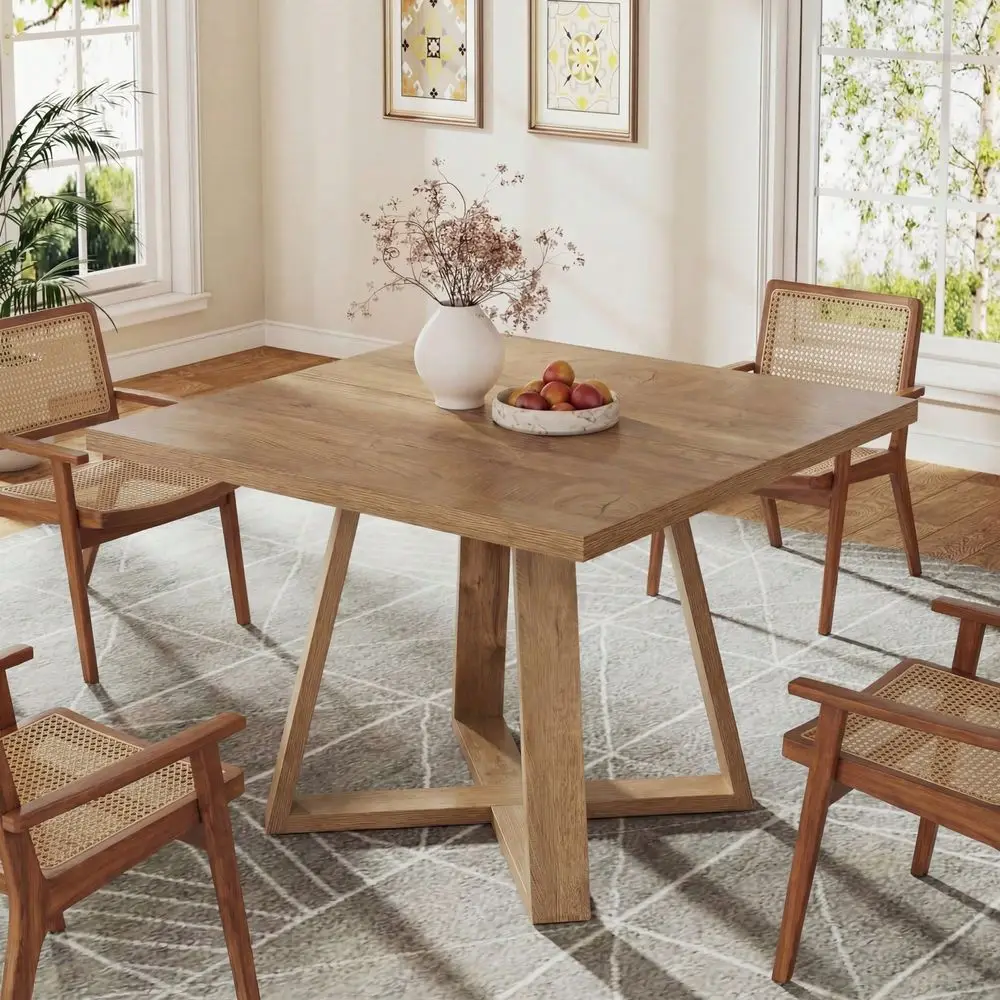 Square Dining Table For 24 People, Wooden Kitchen Table, Modern Small Dinner Table For Small Space, Apartment, Dining Room, Kit
Square Dining Table For 24 People, Wooden Kitchen Table, Modern Small Dinner Table For Small Space, Apartment, Dining Room, Kit