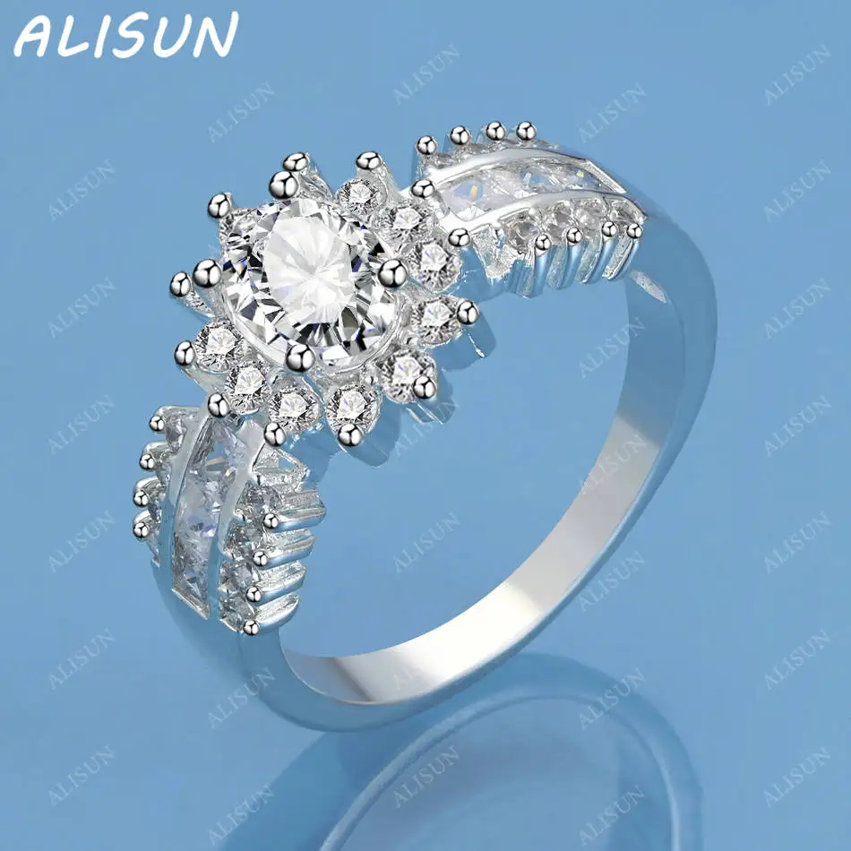 ALISUN 925 Sterling Silver Luxury Zircons Flower Ring For Women Fashion Jewelry Charm Grace Noble Wedding Accessories
ALISUN 925 Sterling Silver Luxury Zircons Flower Ring For Women Fashion Jewelry Charm Grace Noble Wedding Accessories