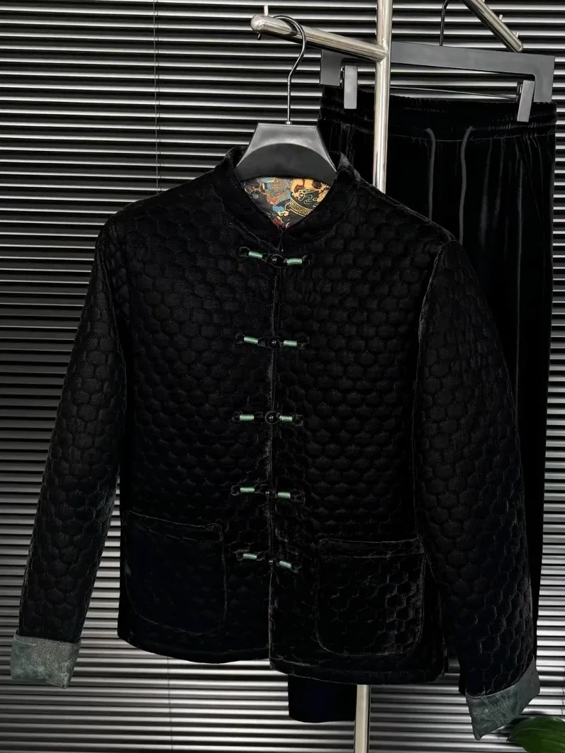 Men's Business Fashion Tang Suit Jacket SR002 Autumn Winter New Arrival Cotton Enriched Embroidered Button Chinese Style
Men's Business Fashion Tang Suit Jacket SR002 Autumn Winter New Arrival Cotton Enriched Embroidered Button Chinese Style