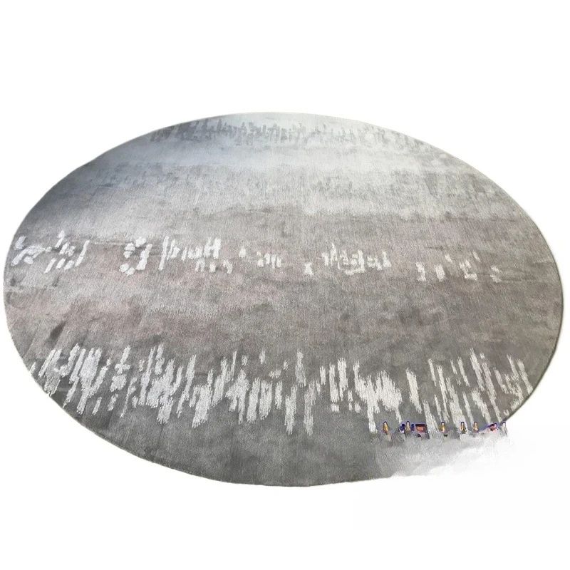 New Chinese ink painting round handmade acrylic living room coffee table sofa carpet
New Chinese ink painting round handmade acrylic living room coffee table sofa carpet