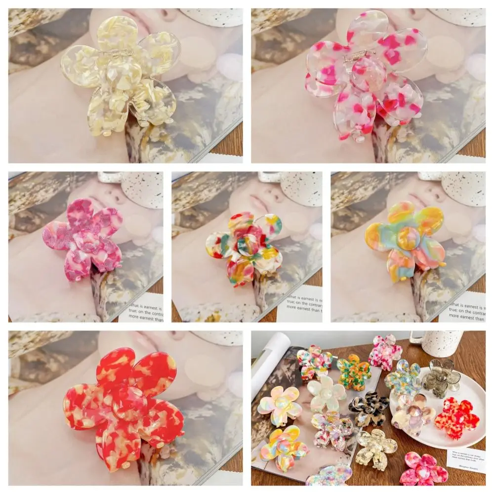 Multicolor Acetic Acid Hair Claw Small Size Hair Clip Flower Hair Crab Clip Korean Style Hair Accessories Geometry Shark Clip
Multicolor Acetic Acid Hair Claw Small Size Hair Clip Flower Hair Crab Clip Korean Style Hair Accessories Geometry Shark Clip