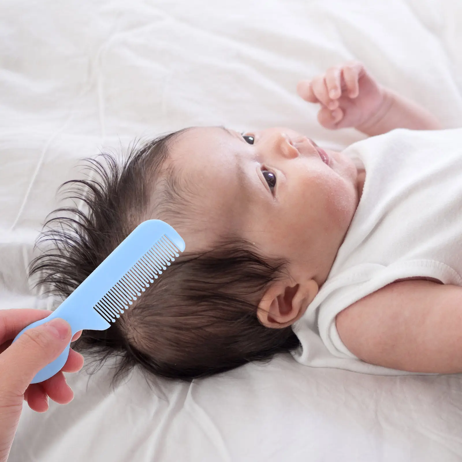 8Pcs Infant Hair Detangler Comb Soft Rounded Teeth Safe Plastic for Sensitive Scalp Daily Grooming Travel Use
8Pcs Infant Hair Detangler Comb Soft Rounded Teeth Safe Plastic for Sensitive Scalp Daily Grooming Travel Use