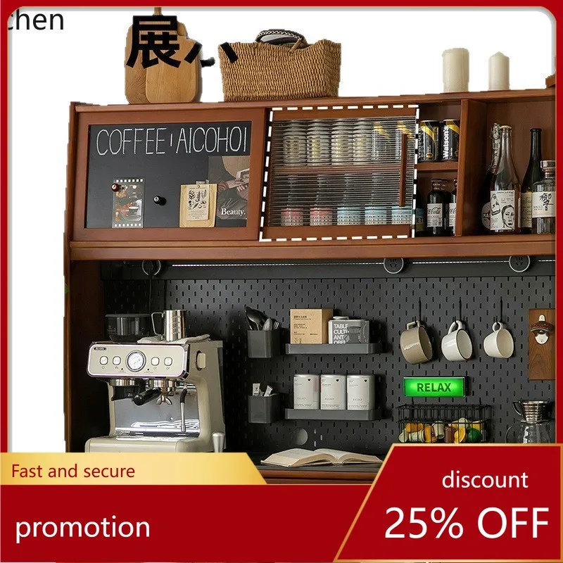 HT Retro Solid Wood Sideboard Wall-Mounted Integrated Kitchen Wine Cabinet Rock Board Storage Cabinet
HT Retro Solid Wood Sideboard Wall-Mounted Integrated Kitchen Wine Cabinet Rock Board Storage Cabinet
